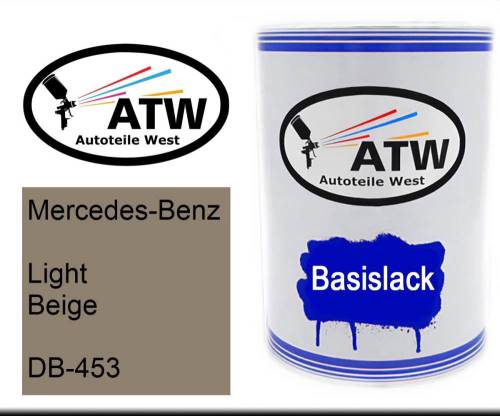 Mercedes-Benz, Light Beige, DB-453: 500ml Lackdose, von ATW Autoteile West.